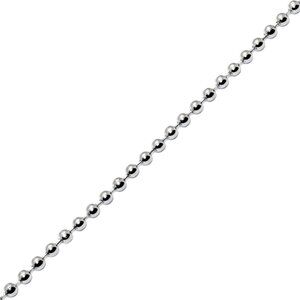 Waterproof Bead Ball Chain Necklace – Nickel-Free and Hypoallergenic